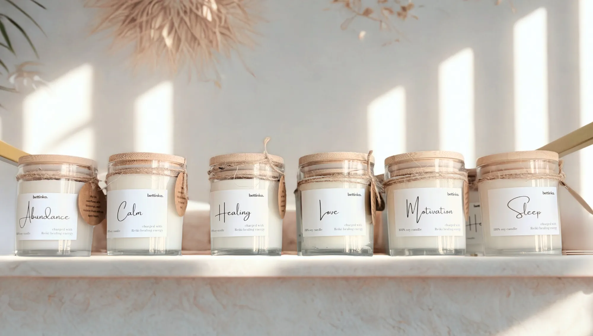Reiki Energy-Infused Candles