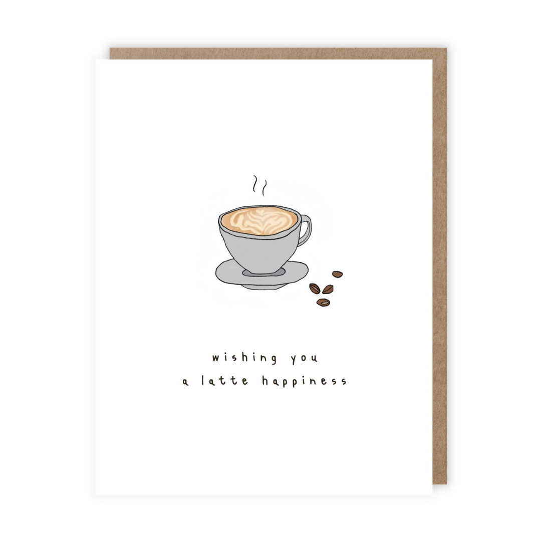 Latte Happiness | Greeting Card