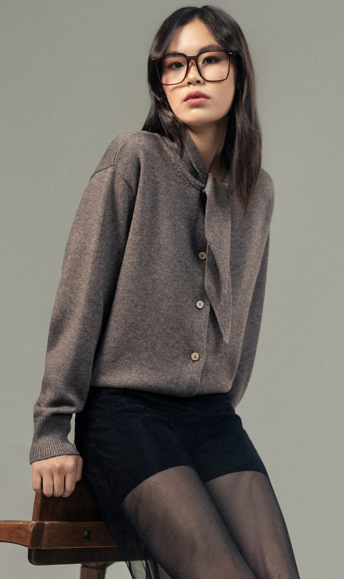 Wooly cardigan