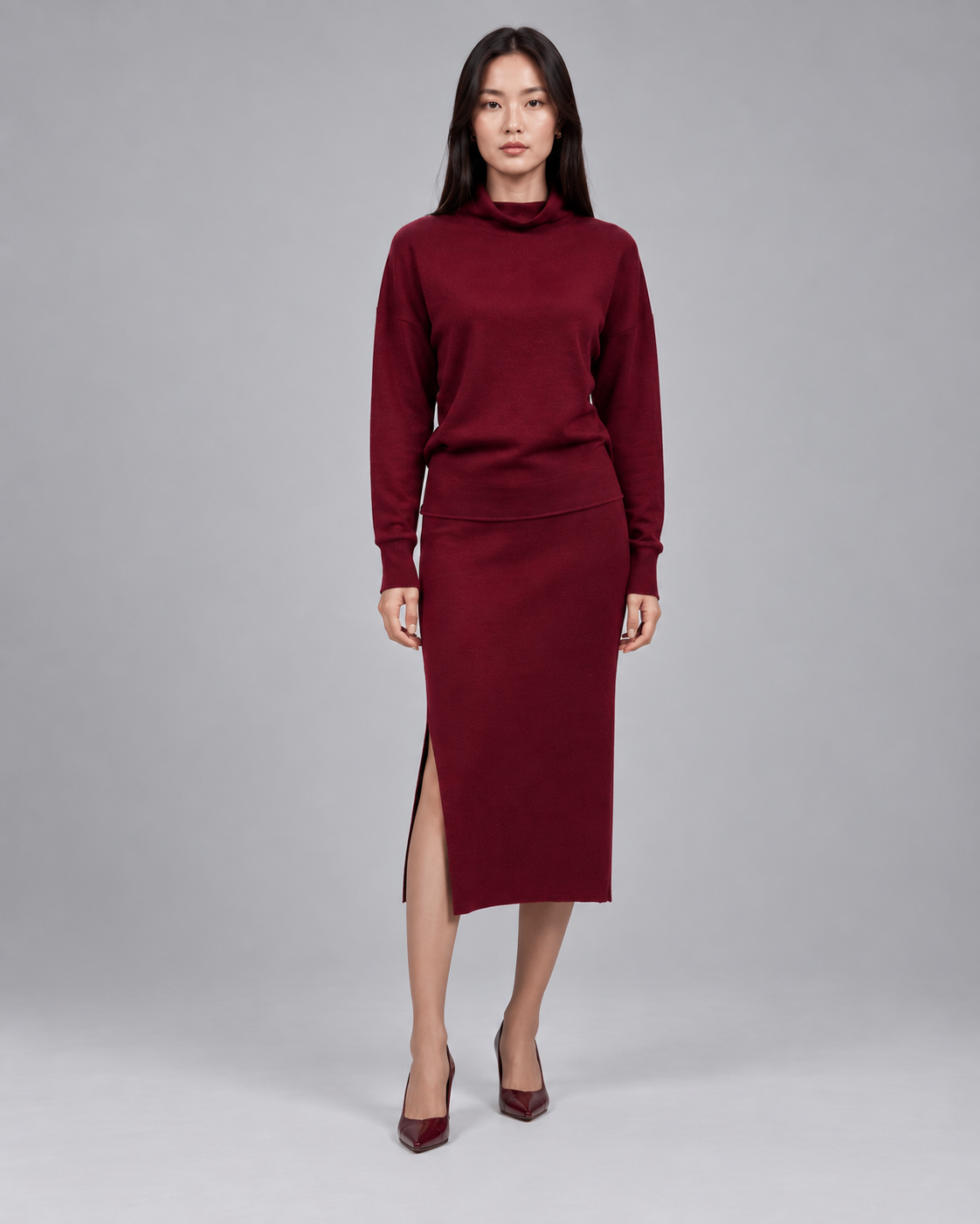 burgundi set