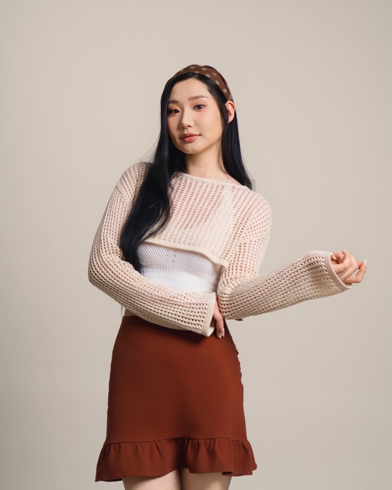 crop top сул нэхээстэй