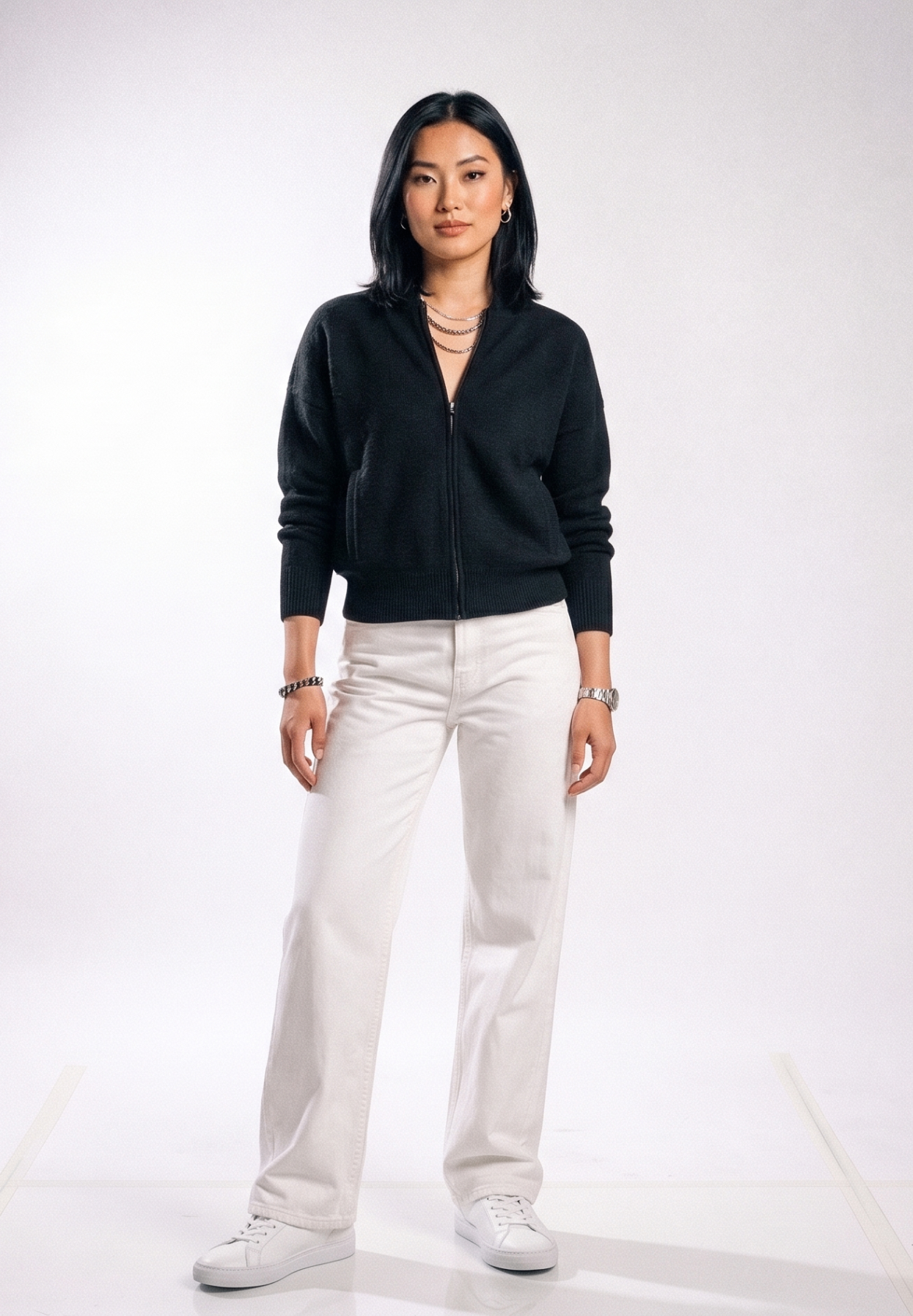 Bomber cardigan