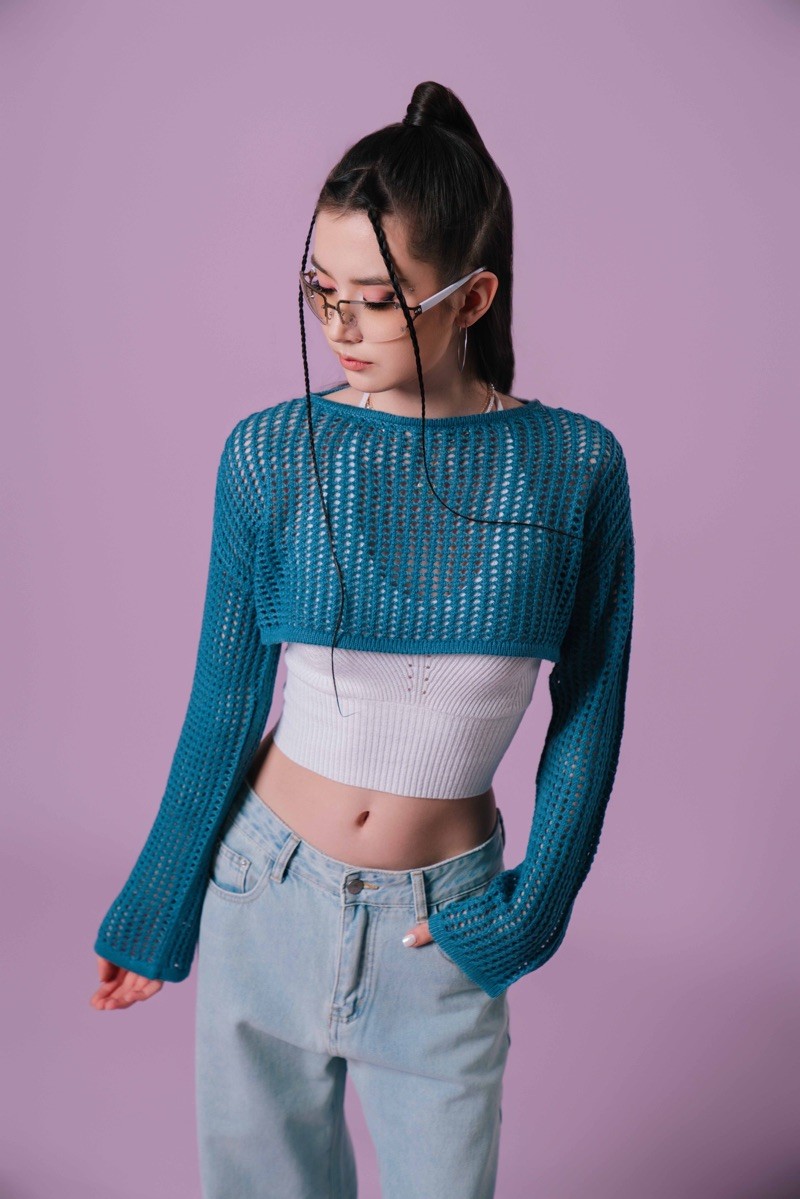 crop top сул нэхээстэй