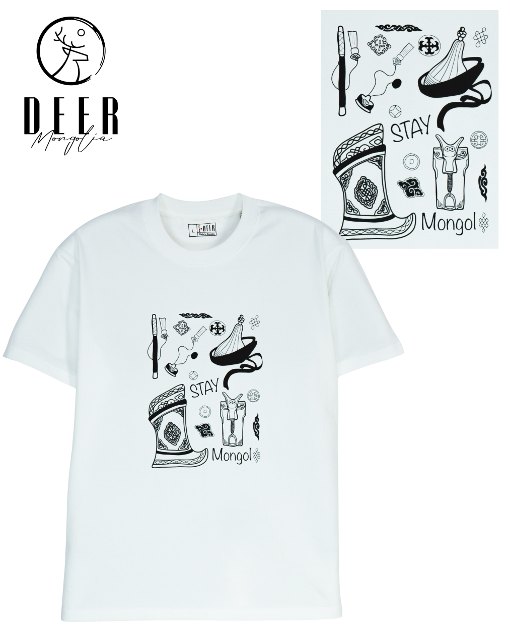 Tshirt StayMongol