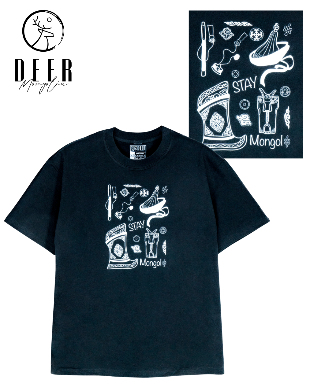 Tshirt StayMongol
