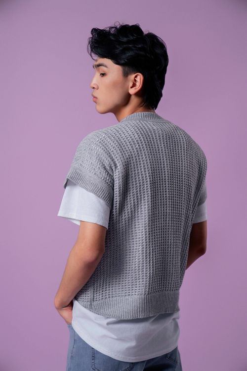 Knitted vest