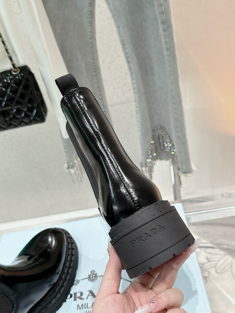 Prada Shining Black Boots