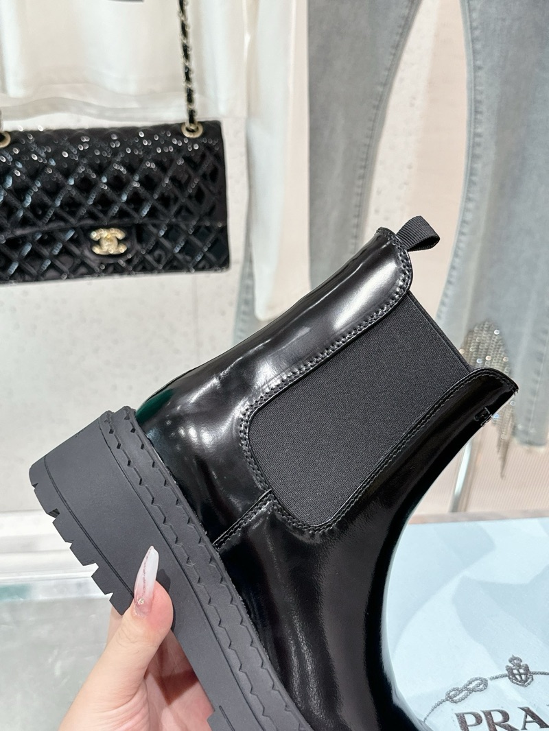 Prada Shining Black Boots