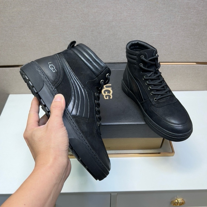 Ugg Men’s Leather Boots “Black”