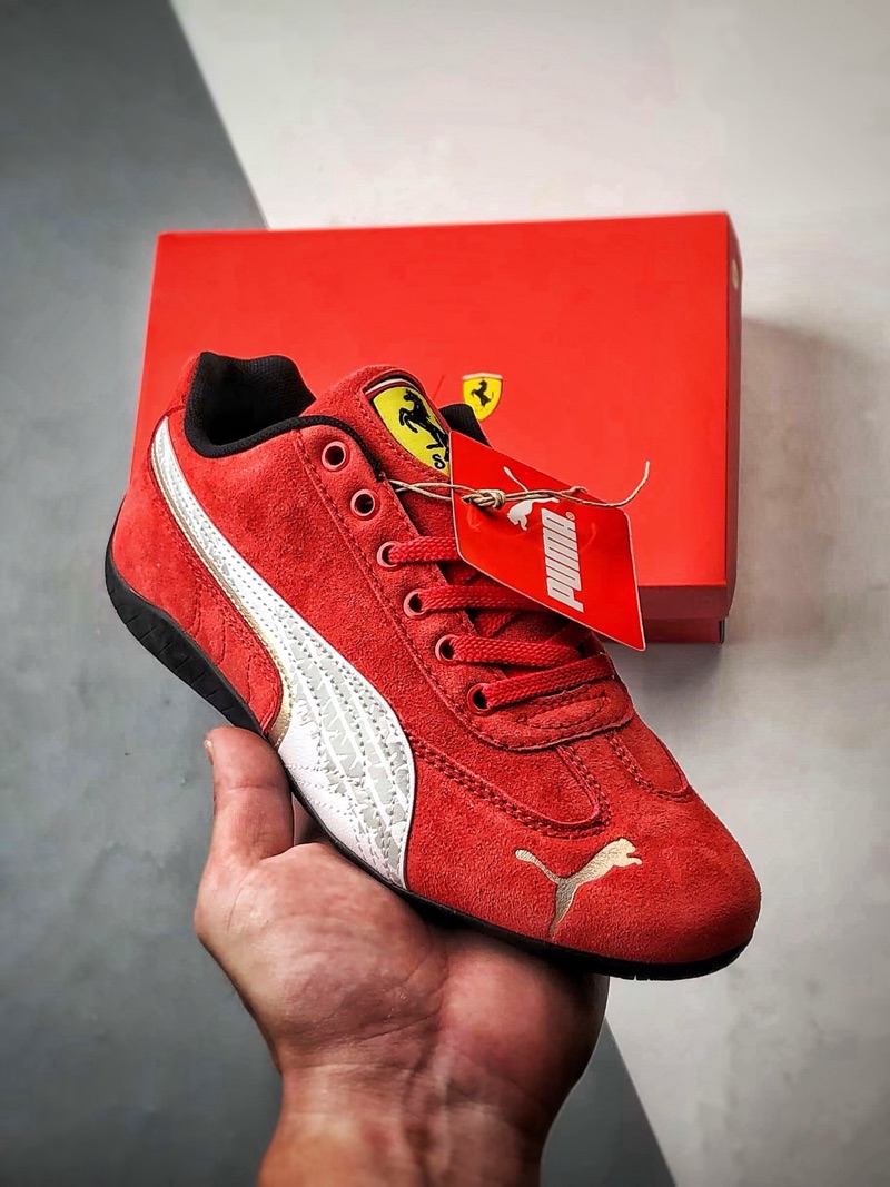 Ferrari x Puma Speedcat Sued Red