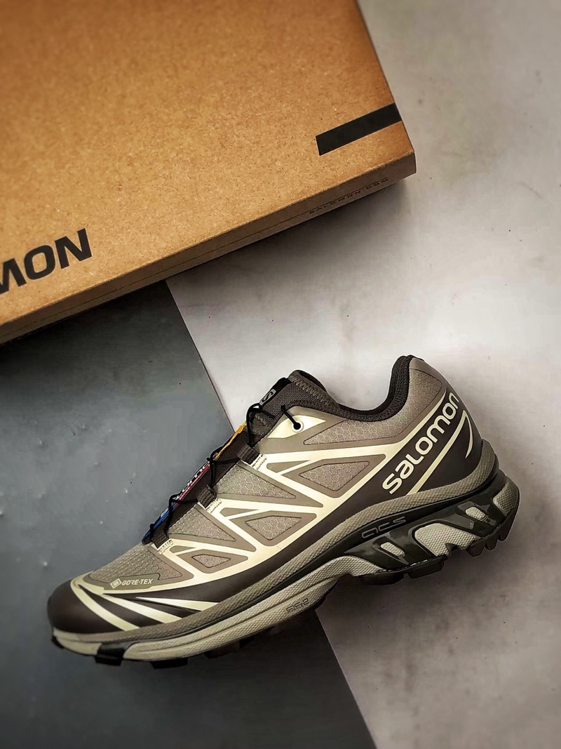 Salomon XT-6 Gore-Tex Brown