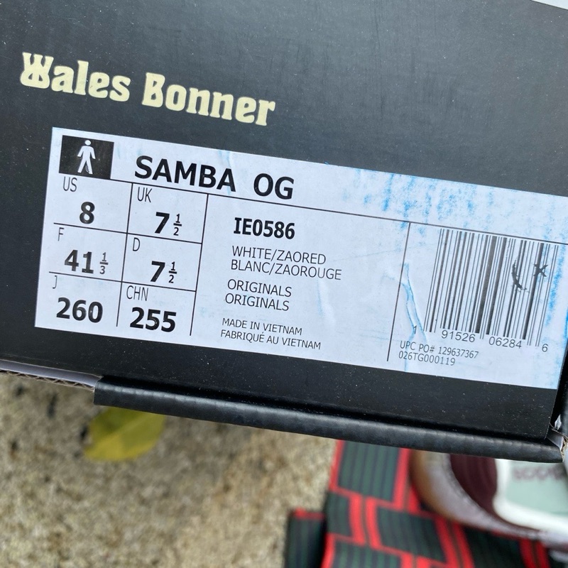 AD x Wales Bonner Samba “White”