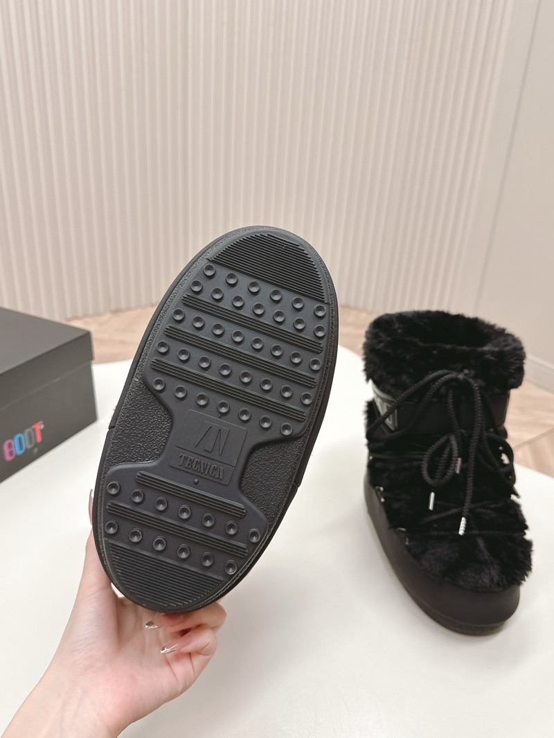 Moon Boot Low “Fur Black”