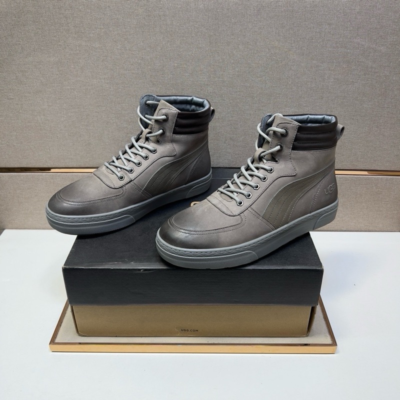 Ugg Men’s Leather Boots “Grey”