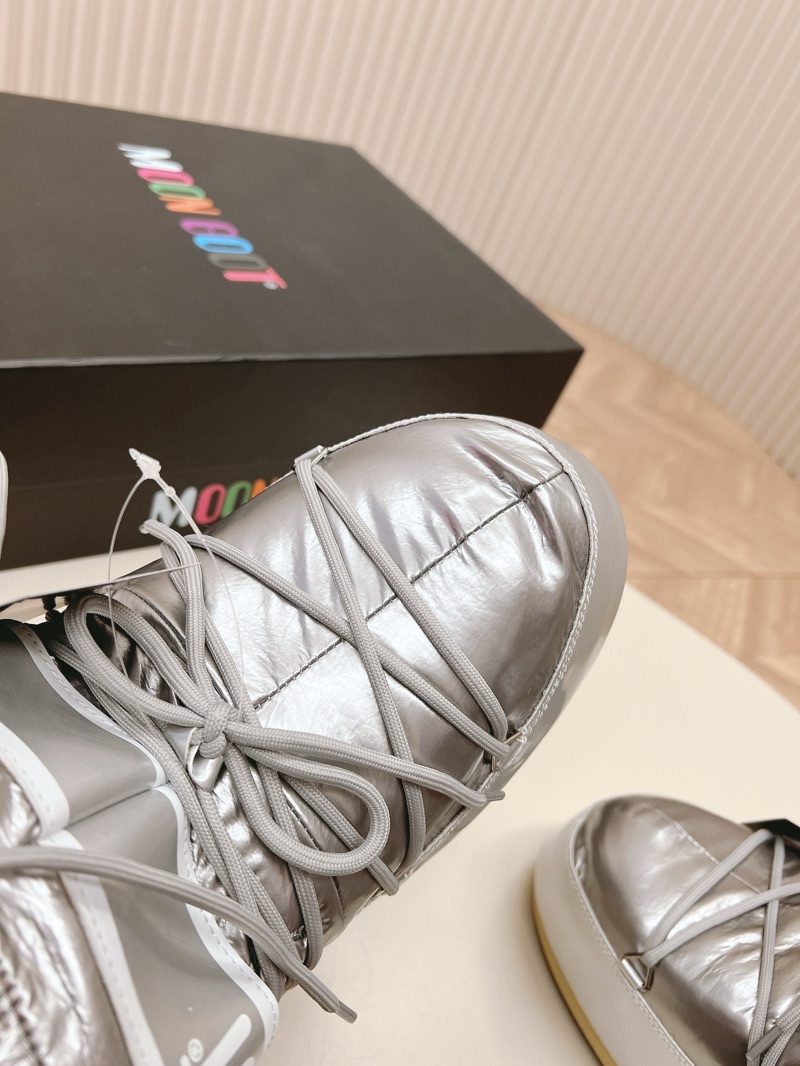 Moon Boot Low “Silver”