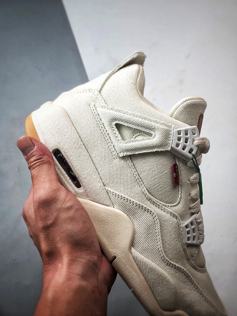 Levi’s x Air Jordan 4 “White”