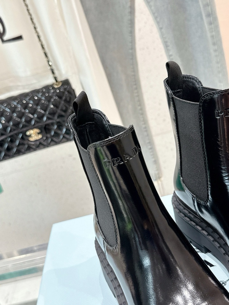 Prada Shining Black Boots