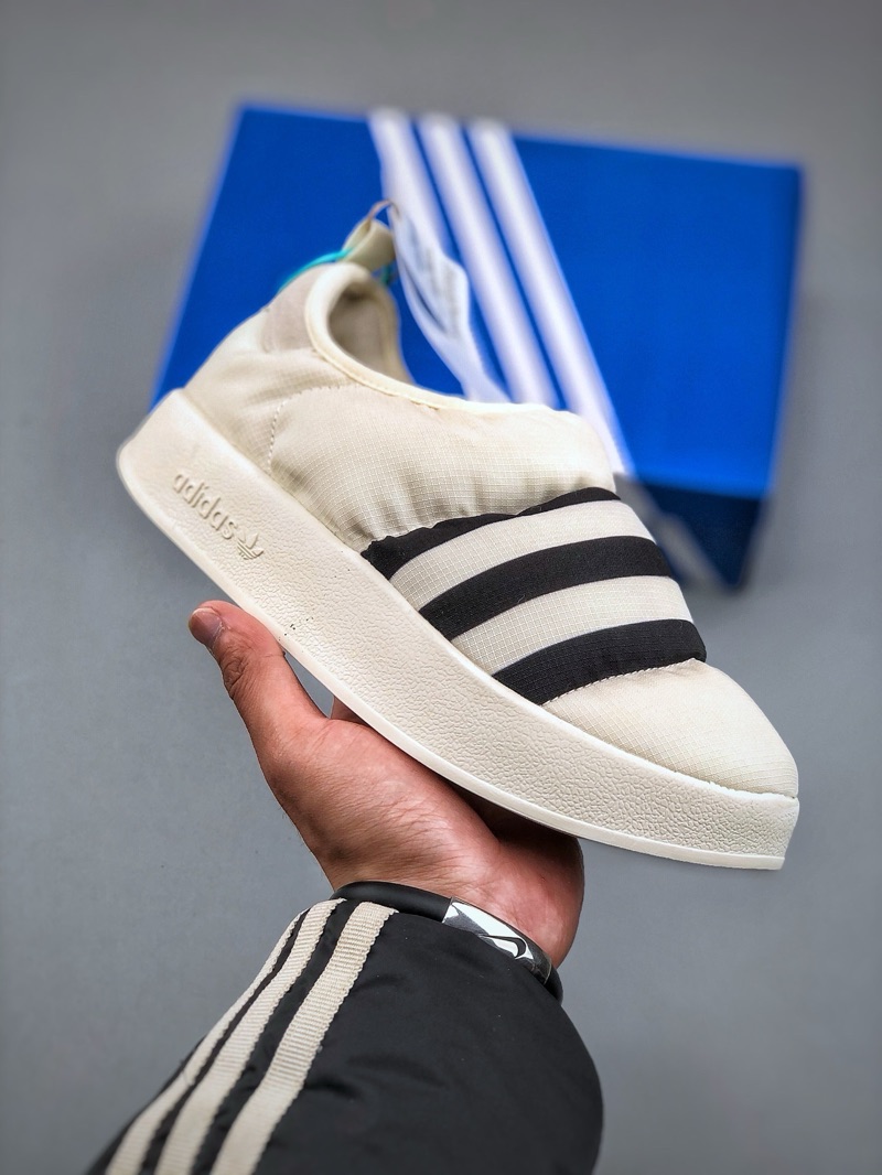 Adidas Originals Puffylette “Off White Black”