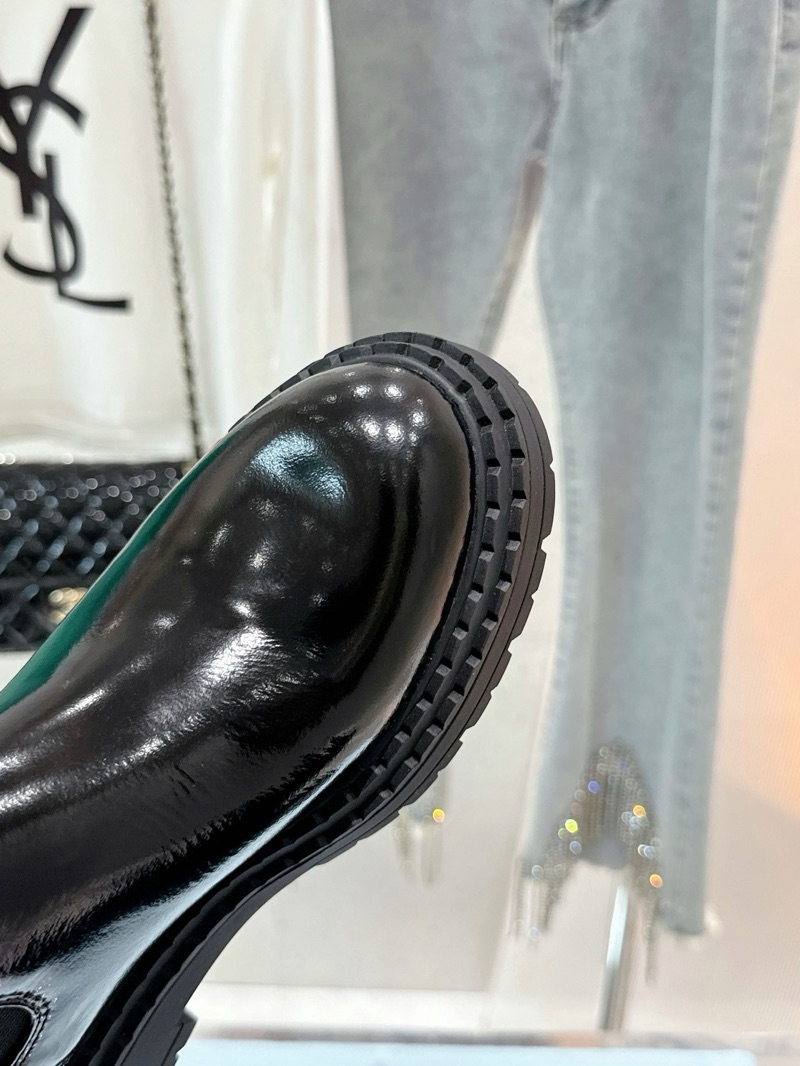 Prada Shining Black Boots