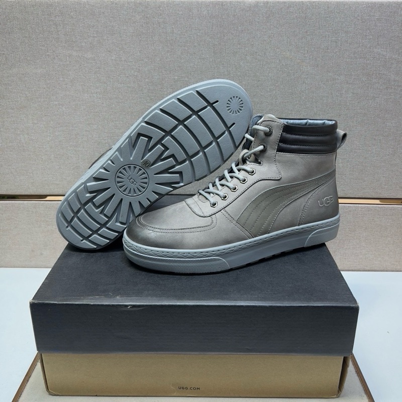 Ugg Men’s Leather Boots “Grey”