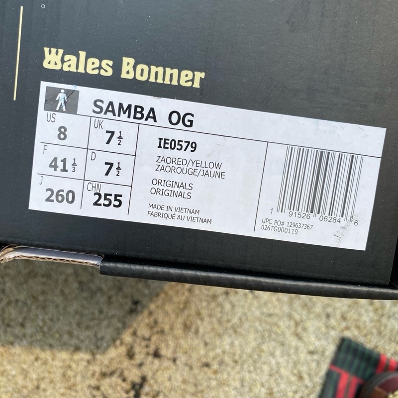 AD x Wales Bonner Samba Red