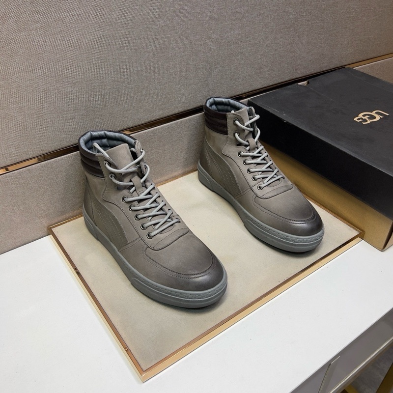 Ugg Men’s Leather Boots “Grey”