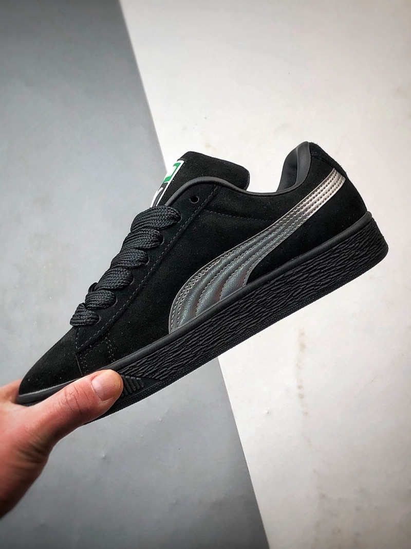 Puma Suede Black & Silver
