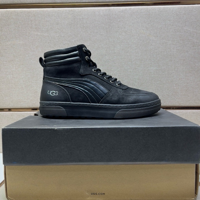 Ugg Men’s Leather Boots “Black”