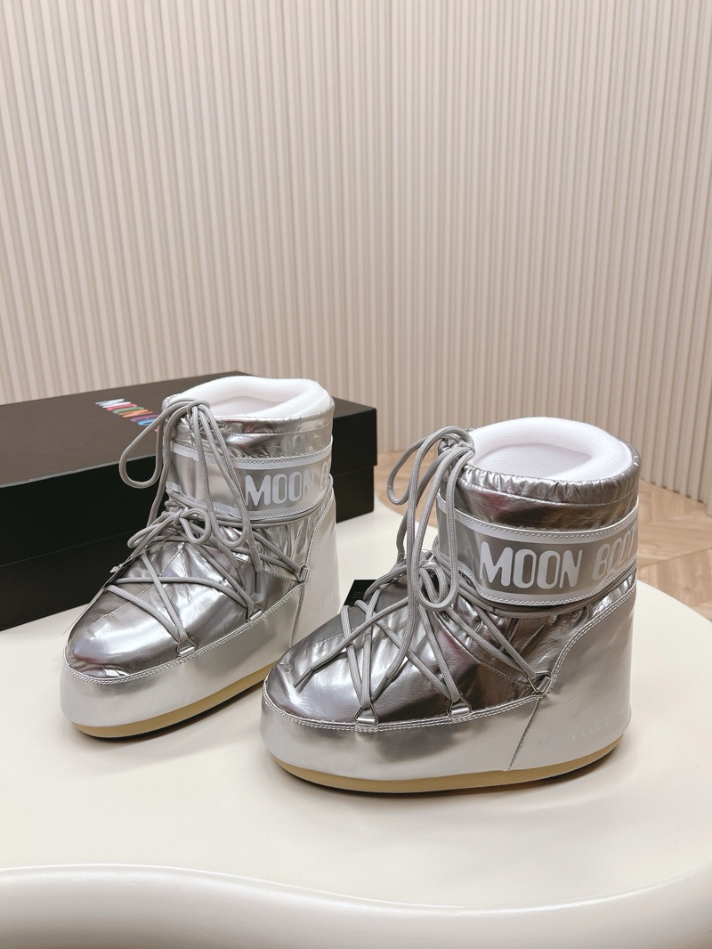 Moon Boot Low “Silver”
