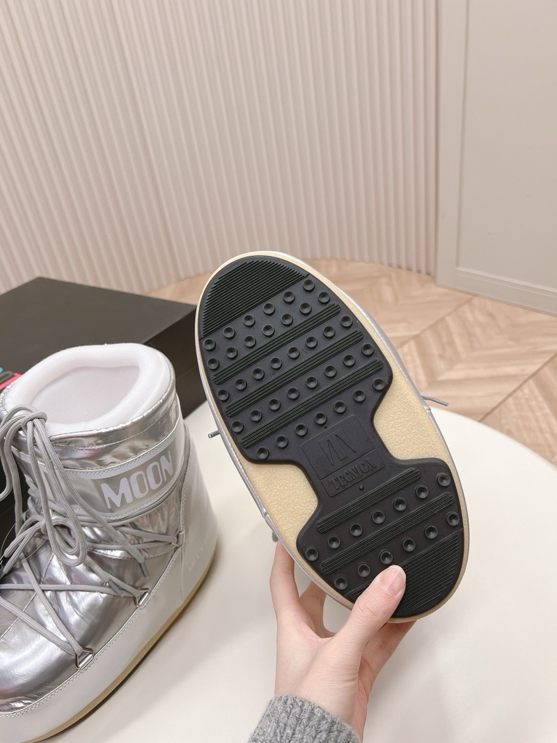 Moon Boot Low “Silver”