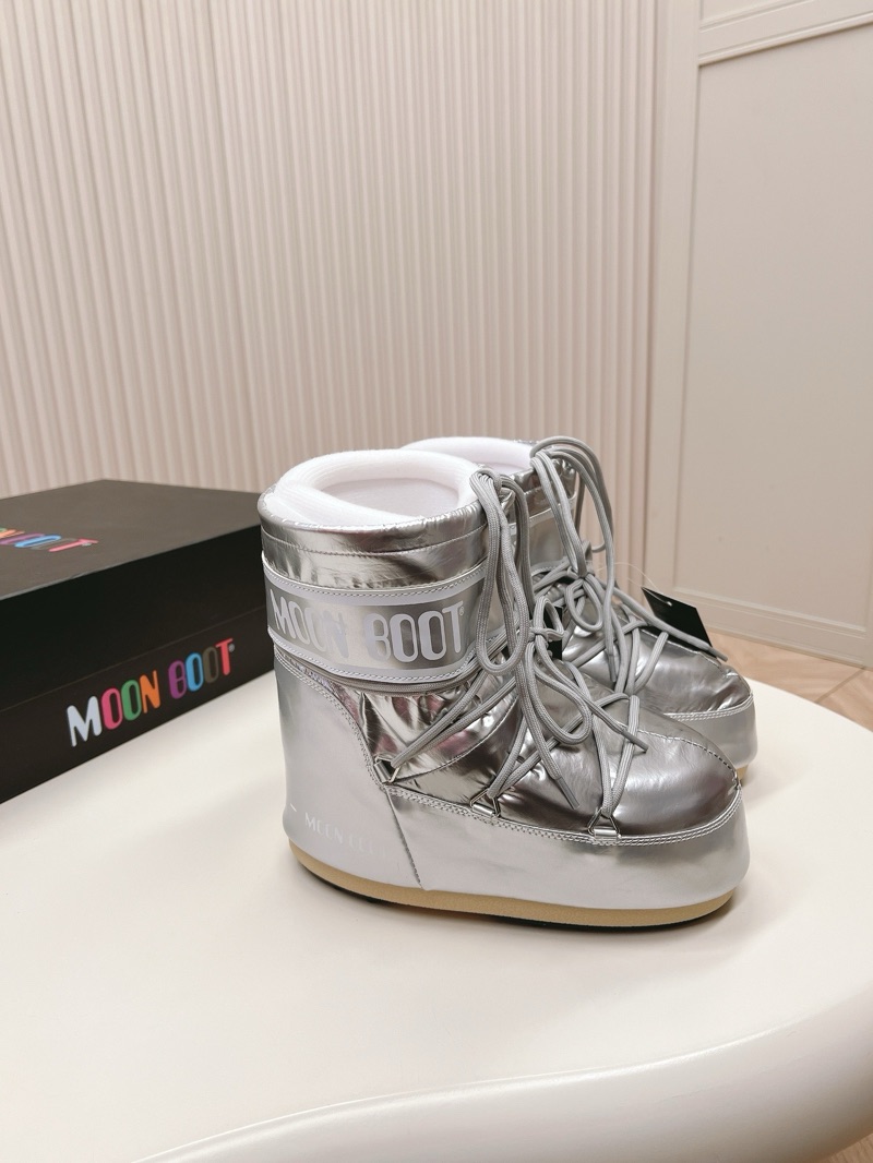 Moon Boot Low “Silver”