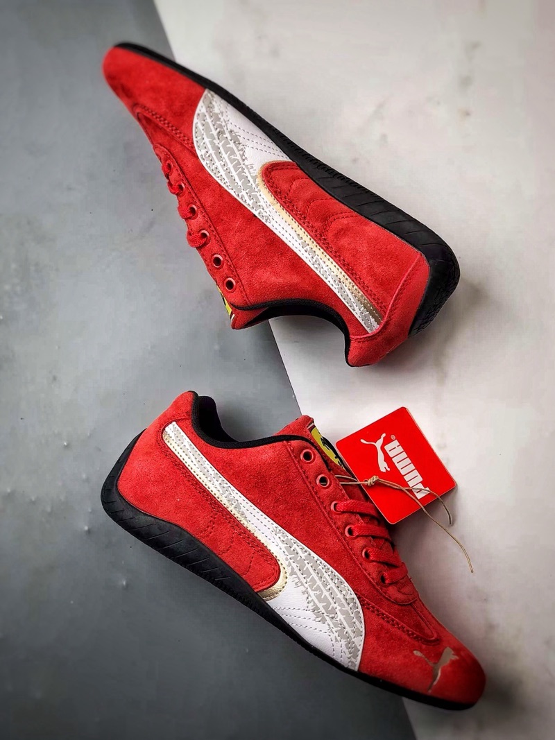 Ferrari x Puma Speedcat Sued Red