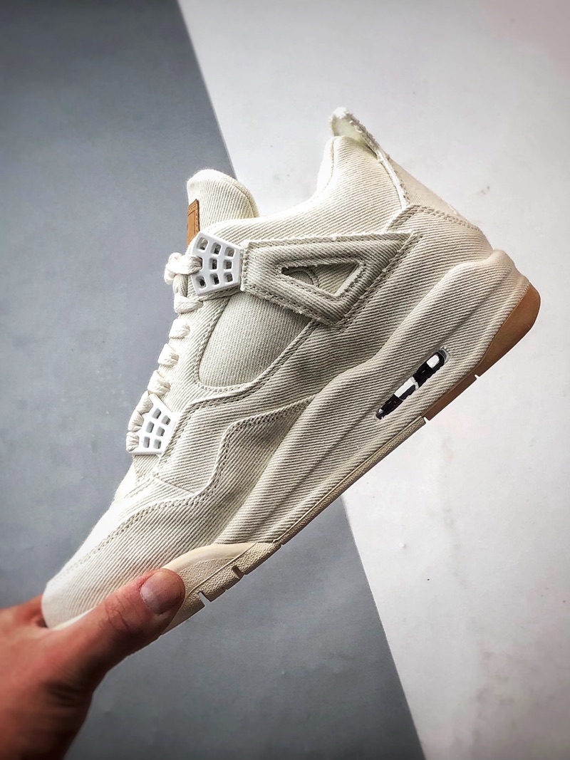 Levi’s x Air Jordan 4 “White”