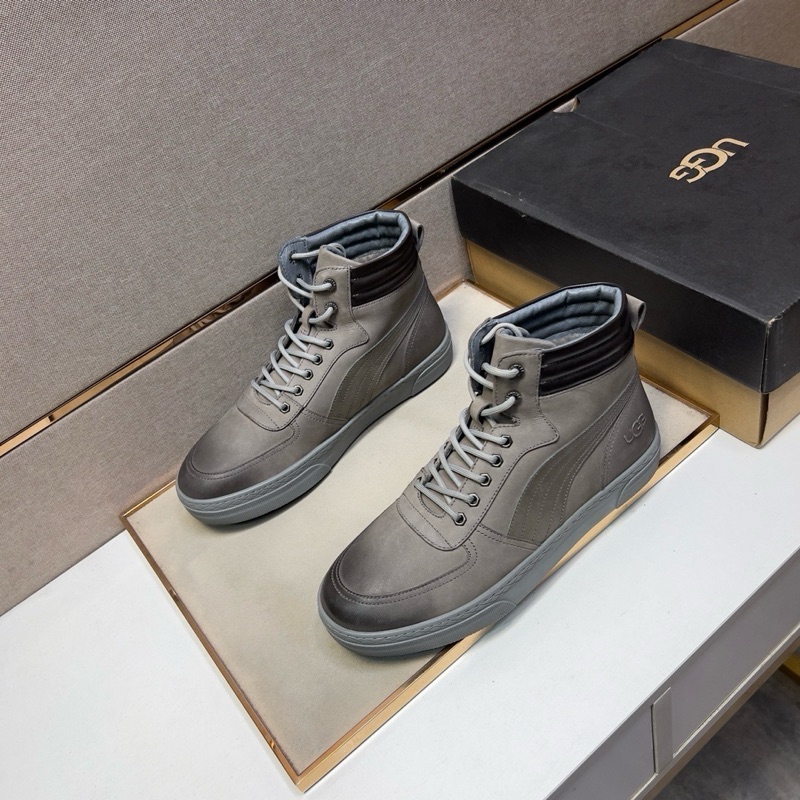 Ugg Men’s Leather Boots “Grey”
