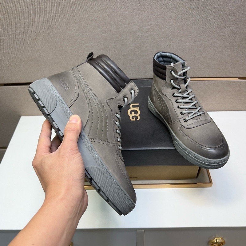 Ugg Men’s Leather Boots “Grey”