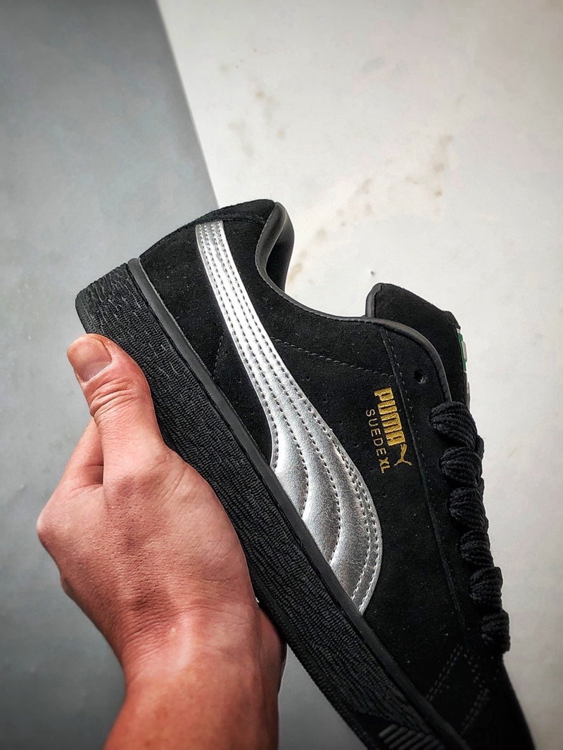 Puma Suede Black & Silver