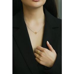 Хүзүүний зүүлт/Өлзий, 2металлтай чокер /- MC